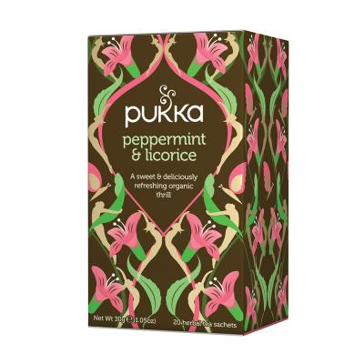 Pukka Organic Peppermint & Licorice x 20 Tea Bags